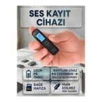 Inava 64 Gb Ses Kayıt Cihazı LCD Ekranlı Güclü Batarya Cihaz Üzerinden Kayıt Dinleme Özelliği