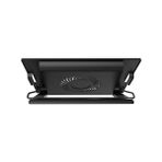INC-341FXT Ergonomıc USB Sılent Notebook Stand Cooler Black, 15,6" Uyumlu,çift USB Giriş, Ayarlanabilir Fan Hızı, 1200 Rpm Güçlü Fazn Hızı,düşük Gürültü Seviyesi - 0 - Siyah - Option-1