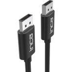 Inca DisplayPort - DisplayPort 4K@60Hz Kablo 2 m, Oksijensiz Saf Bakır, Dayanıklı PVC Kaplama ile Uzun Süreli