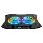 Inca GMS Arrax II 2X Rgb Fan Lcd Kontrol Panel 7 Gaming Notebook Soğutucu