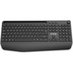 Inca IBK-272QU Kablosuz Q Ofis Klavye | Çoklu Bağlantı Bluetooth 5.0 + 2.4ghz, 114 Tuş, Tablet Standlı - Siyah