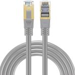 Inca ICAT8-05G Cat8 S/FTP 40Gbps 2000Mhz High Speed %100 Copper Network Kablo 5 Metre-Gri