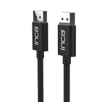 INCA IDPD-20 DİSPLAYPORT TO DİSPLAYPORT 4K 2 Metre kablo uzunluğu 4K HD 3840 2160 60Hz çözünürlükte görüntü aktarımı 7.1 ile 5.1 ses geçişini destekler Displayport giriş Displayport çıkış