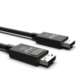 Inca IDPD-30 DisplayPort To DisplayPort 8K (7680 X 4320) @60 Hz Kablo 2m - Siyah, Tüm Displayport Cihazlarla Uyumlu, Yüksek Yenileme Hızı,Net ve Pürüzsüz Görüntü