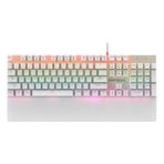 Inca IKG-456 Empousa|Blue Switch Mekanik Gaming Klavye – 104 Tuş, 19 Rainbow LED Seçeneği, Full Anti-Ghosting, Türkçe Q Klavye, Multimedya Tuşları, Mıknatıslı Bilek Desteği, 50M Tuş Ömrü