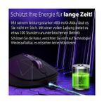 Inca-Inca IWM-551 Rechargeable 4 LED Illuminated Silent Mouse (Sessiz) Micro USB Kablo Usb+ Type C Desteği Çift Alıcı 2.4ghz Kablosuz Fare Dpı 800 1200 1600 400MAH
