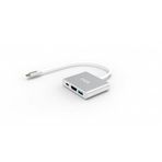 Inca ITPC-04TXT Type-C Hub, 4K 30Hz HDMI, USB 3.0, 100W PD, Alüminyum Kasa