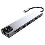 Inca ITPC-7T Type-C Girişli 8 Port 4K Dönüştürücü Hub