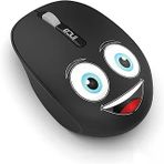 INCA Weeny IWM-245ST DESİNG 3D WİRELESS SİYAH MOUSE Sevimli Emoji Karakterli,2.4 GHz Nano USB,Ergonomik Zarif Kullanım Şekli, Konforlu Dokunuş Hissi,1200 Dpi, 10M Çekim Mesafesi,Uyku Modu
