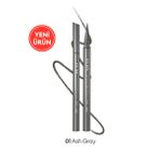 İnce, Mikrofiber Fırça Uçlu Kalem Eyeliner CLIO Superproof Brush Liner Kill Ash (001 Ash Gray)