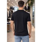 İnce Moda Giyim Erkek Basic Bisiklet Yaka Tişört – Pamuklu Slim Fit Günlük (Siyah / Lacivert / Kırmızı / Haki)