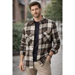 İnce Moda Giyim Erkek Ekose Oduncu Gömlek – Çift Cepli Modern Kesim - XL