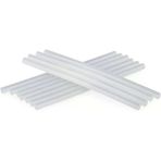 İnce Mum Silikon Çubuk 7.5 mm x 150 mm (20 Adet) | Şeffaf Sıcak Silikon Mum | Sıcak Silikon Tabancası İçin Uyumlu Yapıştırıcı Çubuklar