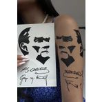 incebeltayt Geçici Atatürk İmza Portre Dövme Tattoo