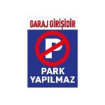 İncedal Garaj Girişidir Park Yapılmaz Levhası Dik Mavi (25 x 35 cm - 3 mm Dekotalı)
