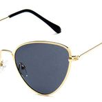 Inception Pro Infinite - Kedi gözü güneş gözlüğü - kadın - kedi gözü - kelebek - uzun - oval - kız - vintage - retro - moda - orijinal hediye fikri - altın çerçeve - siyah lens
