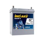 İnci 12V 42 Ah Asya Tipi İnce Kutup Akü