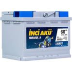 Inci Akü 12 Volt 60 Amper Akü- 12V 60 Ah 540 En Akü