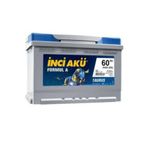 İNCİ AKÜ 12v 60ah 540a Formul A Oto Aküsü