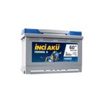 İNCİ AKÜ İnci Formul A 12v 60ah Akü 540cca Yeni Tarihli