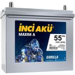 İnci Akü Maxim A 12 V 55 Ah Gorilla Akü