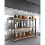 Inci Baharatlık, Mutfak Rafı, Çok Amaçlı Raf, 3 Katlı , Metal Ayaklı, Organizer, 60 cm
