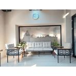 İnci Balkon-bahçe-kafe Çay Seti Koltuk Oturma Takımı-oturma Grubu Çstakımlazer Krem