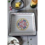 İnci Emaye 34x37 No Emaye Fırın Tepsi Dikdörtgen Tepsi 37 Cm