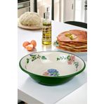 İnci Emaye 40 Cm 8Litre Emaye Leğen Çırpma Ve Karıştırma Kabı, Hamur Leğeni,Meyvelik, Çeyiz, Hediye, Büyük Kase