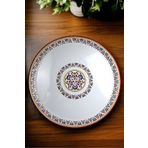İnci Emaye 50 No Emaye Sini Sofra, Yemek Sunum Tepsi, Yer Sofrası Çinko ~48 Cm