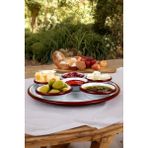 İnci Emaye 7 Parça Emaye Kahvaltı Seti, Sunum, Kahvaltı Tabağı, Reçellik, Zeytin, Peynir Tabağı, Çeyiz, Hediye