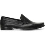 İnci Incı Abby Siyah Erkek Makosen Deri Kısa Topuklu Ayakkabı Taban Tipi ile Şık Tasarım