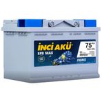 İnci Max Tigris EFB Start-Stop 12V 75 Ah Akü (2024)