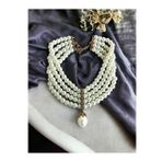 İnci Mayorka Choker Kolye