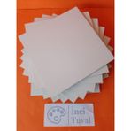 İnci Tuval 25 x 25 cm Pres Mdf Plaka 10 Adet Yüzey Dokulu Boyanabilir Kompozit Mdf Kalınlık 5 mm