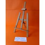İnci Tuval Orta Boy Ahşap Masaüstü Şövale Kahverengi El Sıkma Aparatlı 35X70 cm Vernikli
