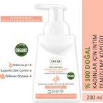 Incia %100 Doğal PH 3.8 Beyazlatma Etkili ve Koku Önleyici Vegan 200 ml Intim Yıkama Köpüğü