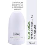 INCIA %100 Doğal Roll On Deodorant Beyazlatıcı Ter Kokusu Önleyici Leke Yapmayan 50 ml