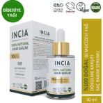 INCIA %100 Doğal Saç Bakım Serumu Biberiye Yağı 10 Değerli Yağ 30 ml