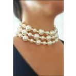 İNCİLİ ÇOKLU CHOKER KOLYE