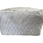 Incili Saten Beyaz Yorgan Hurcu Kapitoneli Çeyizlik Bohçalık 50 x 50 x 100 cm Kapitoneli Hurç - 1 Adet