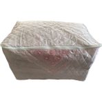 Incili Saten Pudra Yorgan Hurcu Kapitoneli Çeyizlik Bohçalık 50X50X100 - 1'li - 50 X 50 X100