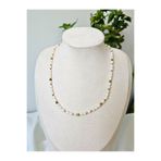İNCİORA JEWELRY GERÇEK DOĞAL İNCİ HEMATİT TAŞLI KOLYE
