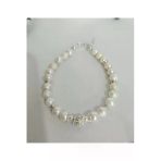 İnciora Jewelry Gerçek Doğal İncili Gümüş İnci Çiçeği Bileklik