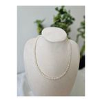 İNCİORA JEWELRY GERÇEK TATLI SU İNCİ GÜMÜŞ KOLYE 4 mm