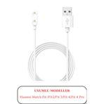 İncisoft Huawei Watch Fit 2 / 3 / 4 / 4 Pro Uyumlu Akıllı Saat Usb Şarj Aleti Kablosu Hızlı Şarj