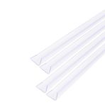 INCREWAY Mutfak dolaplarını, tabureleri, ayak raylarını çatlamaya karşı korumak için şeffaf plastikten kenar koruması, 5 – 10 mm kalınlık için uygun, 8 adet