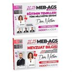 İndeks Akademi 2025 MEB-AGS Akademisi Eğitimin Temelleri + Mevzuat Bilgisi Ders Notları 2 li Set - Zeynep Salman İçli, Emrah Vahap Özkaraca İndeks Akademi Yayıncılık