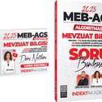 İndeks Akademi 2025 Meb-Ags Akademisi Mevzuat Bilgisi Ders Notları + Soru Bankası 2 Li Set
