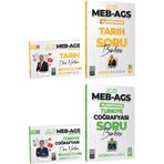 İndeks Akademi 2025 Meb-Ags Akademisi Tarih+Türkiye Coğrafyası Ders Notları + Soru Bankası 4 Lü Set